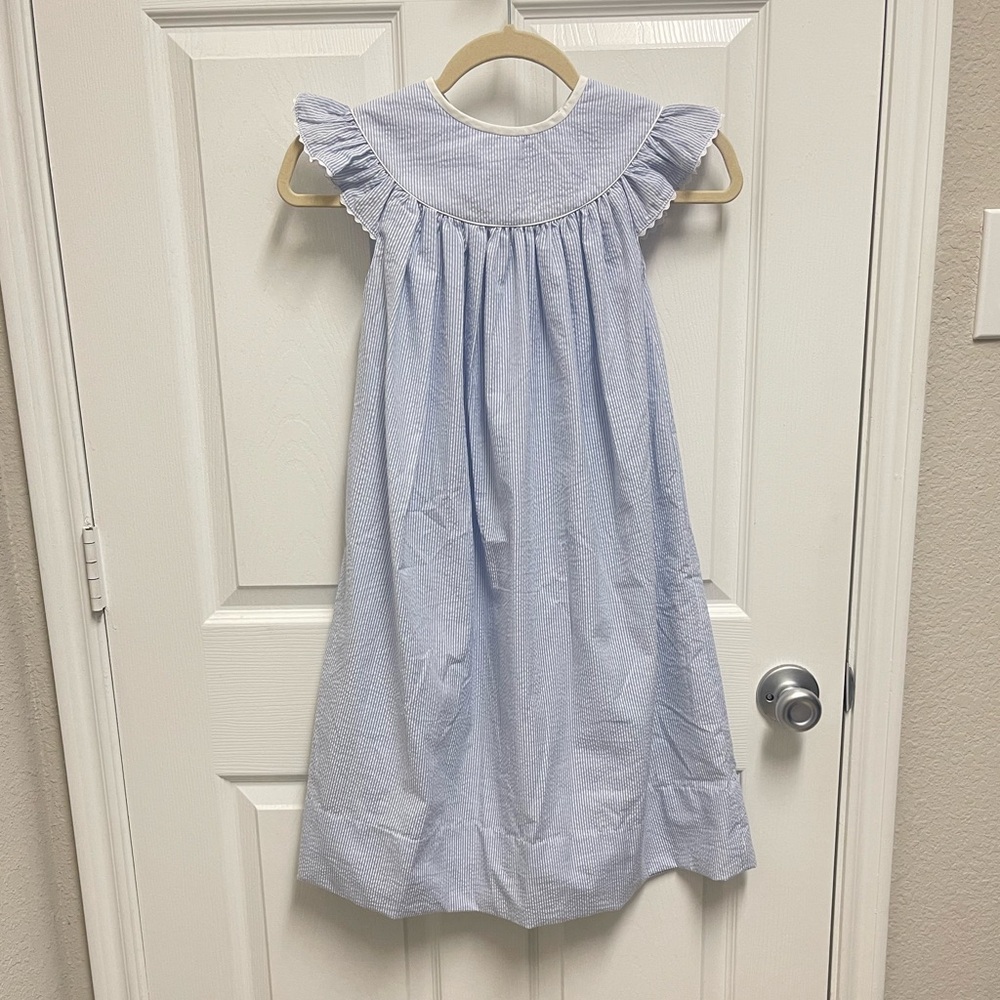 Barefoot Striped Seersucker Dress